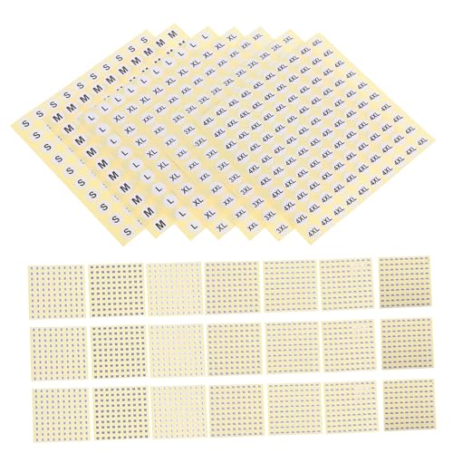 Luxshiny 7000 Stück Größenaufkleber Etiketten Kleidungsgrößenetiketten S 4Xl Kleidungsstückanhänger Runde Bekleidungsaufkleber Für Kleidung T Shirts Hosen Röcke Einzelhandel Luxshiny 7000 Stück Größenaufkleber Etiketten Kleidungsgrößenetiketten S 4Xl Kleidungsstückanhänger Runde Bekleidungsaufkleber Für Kleidung T Shirts Hosen Röcke Einzelhandel von Luxshiny