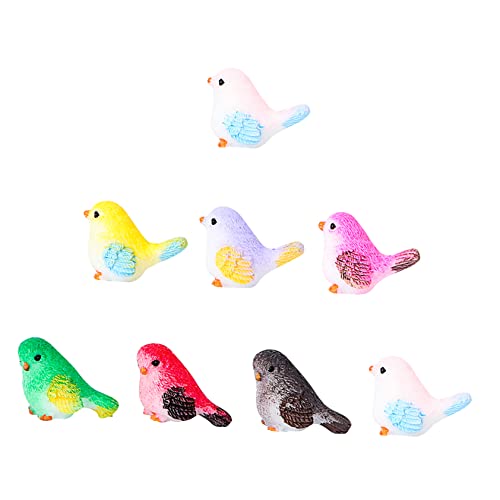 Luxshiny 8 Stück Teiliges Resin Crafts Dekoration für Zuhause Förmige Tischdekoration Süße Mikrolandschaftsverschönerung für Wohnzimmer und Büro für Kreative Raumgestaltung von Luxshiny