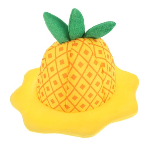 Luxshiny Ananas Kostüm Hut Lustiger Ananas Haarschmuck für Erwachsene Verstellbare Kopfbedeckung für Karneval Maskerade und Themenpartys für Halloween und Cosplay von Luxshiny