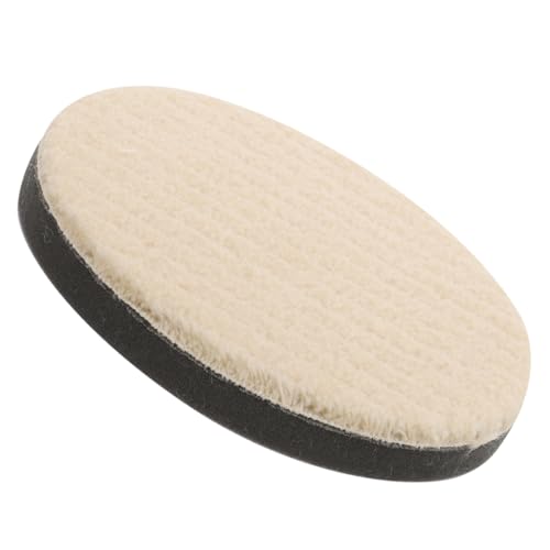 Luxshiny Auto Polierpad Lammfell Polierschwamm für Gleichmäßige Autopolitur und Möbelpflege Selbstklebendes Polierkissen mit Feiner Textur für Glänzende Oberflächen und Langlebigen Einsatz von Luxshiny