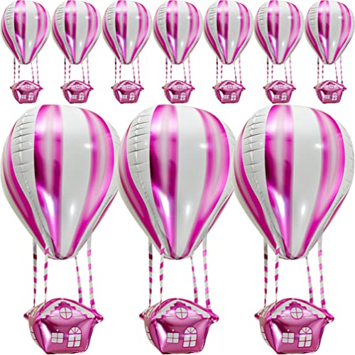 Luxshiny Ballon Set 10 Pcs Hot Air Ballon Form Partyballons Kindergeburtstagsfeier Für Brautdusche Hochzeit Babyparty Geburtstagsfeier von Luxshiny