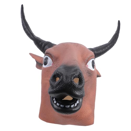 Luxshiny Cow Head Mask für Halloween und Karneval Lustige Tierkopf Maske aus Leichtem Material für Kostümpartys und Festliche Anlässe ein Hingucker Luxshiny Cow Head Mask für Halloween und Karneval Lustige Tierkopf Maske aus Leichtem Material für Kostümpartys und Festliche Anlässe ein Hingucker von Luxshiny