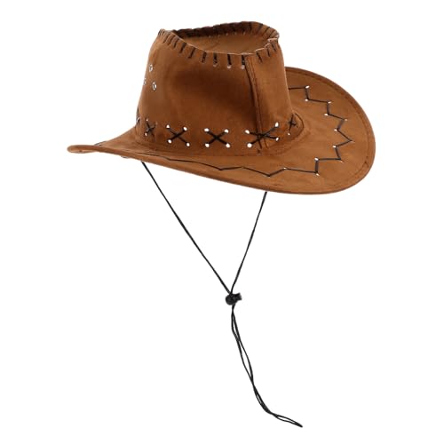 Luxshiny Cowboyhut für Kinder Unisex Cowgirlhut Breiter Krempe Langlebig Partyhut für Themenpartys Western Stil Luxshiny Cowboyhut für Kinder Unisex Cowgirlhut Breiter Krempe Langlebig Partyhut für Themenpartys Western Stil von Luxshiny