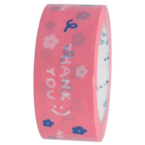 Luxshiny Danke Band Sie kleben dekorativ Versandverpackung Karton zum Mitnehmen Kartonklebeband zum Mitnehmen für Und Versiegelung Stick-Einkaufstasche Mitnahme sticker Boxen Danke bopp von Luxshiny