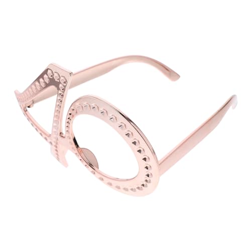 Luxshiny Digitale Geburtstagsbrille geburtstag sonnenbrille alles zum geburtstag brille Geburtstagsbrille Dekoration Geburtstagsbrille Requisite Abs Rose von Luxshiny
