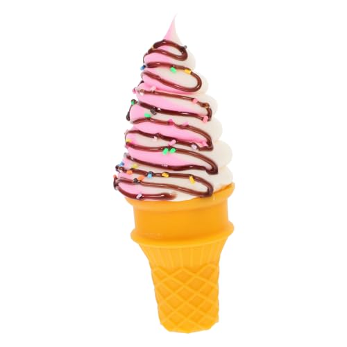 Luxshiny Eistüten Modell Simuliertes Eiscreme Dessert für Shop Dekoration Realistisch Gestaltetes Fotorequisiten für Kreative Displays und Schaufenster Weißer Farbgestaltung Luxshiny Eistüten Modell Simuliertes Eiscreme Dessert für Shop Dekoration Realistisch Gestaltetes Fotorequisiten für Kreative Displays und Schaufenster Weißer Farbgestaltung von Luxshiny
