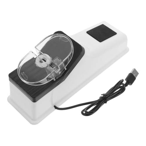 Luxshiny Elektrischer Messerschärfer Multifunktionaler Klingen Schleifer für Küchenmesser Schnelles Schärfen Polieren Energiesparend Sicher mit USB Luxshiny Elektrischer Messerschärfer Multifunktionaler Klingen Schleifer für Küchenmesser Schnelles Schärfen Polieren Energiesparend Sicher mit USB von Luxshiny