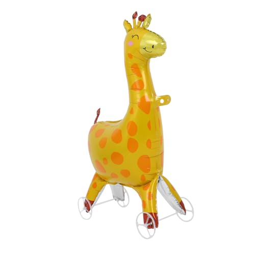 Luxshiny Giraffenballon Ballons mit Giraffen Tiere in die Luft jagen Luftballons für Geburtstagsfeier Folienballons mit Animal-Print Giraffen-Geburtstagsdekorationen Aluminiumfolie Gelb Luxshiny Giraffenballon Ballons mit Giraffen Tiere in die Luft jagen Luftballons für Geburtstagsfeier Folienballons mit Animal-Print Giraffen-Geburtstagsdekorationen Aluminiumfolie Gelb von Luxshiny