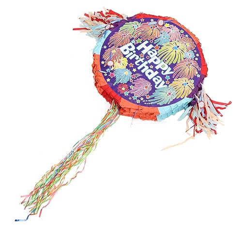 Luxshiny Hängende Pinata für Geburtstagsfeiern Pinata Dekoration Partyspiel Zubehör für Unvergessliche Fotorequisite für Fröhliche Anlässe von Luxshiny