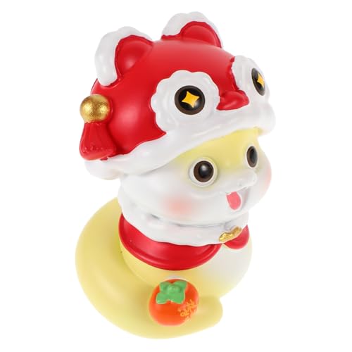 Luxshiny Jahr Der Schlangen-Ornamente Schlangenfiguren Zum Chinesischen Neujahr Neujahrsdekoration Festliches Maskottchen Urlaubsdekorationen Cartoon-schlangenstatue Tierfigur Harz Luxshiny Jahr Der Schlangen-Ornamente Schlangenfiguren Zum Chinesischen Neujahr Neujahrsdekoration Festliches Maskottchen Urlaubsdekorationen Cartoon-schlangenstatue Tierfigur Harz von Luxshiny