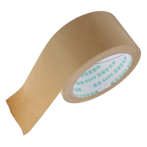 Luxshiny Klebeband aus Kraftpapier sich bewegendes Band beschreibbares Paketband nahtloses Bastelpapierband Fotorahmenband bewegliches Klebeband für Kartons flaches Papierband von Luxshiny