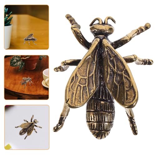 Luxshiny Kleines Messing Bienen Ornament Kreative Schreibtischdekoration Vintage Inspirierte Insektenfigur für Zuhause oder Büro Perfektes für Freunde und Familie Luxshiny Kleines Messing Bienen Ornament Kreative Schreibtischdekoration Vintage Inspirierte Insektenfigur für Zuhause oder Büro Perfektes für Freunde und Familie von Luxshiny