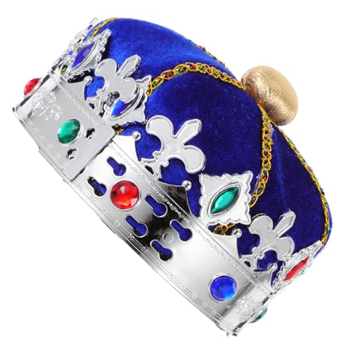 Luxshiny Königskrone Für Verkleidung Für Jungen Lustige Hüte Partykronen Für Erwachsene Originelle Hüte Für Männer Plüschhut Filzkronenhüte Kinderaccessoires Partyhüte Blauer Luxshiny Königskrone Für Verkleidung Für Jungen Lustige Hüte Partykronen Für Erwachsene Originelle Hüte Für Männer Plüschhut Filzkronenhüte Kinderaccessoires Partyhüte Blauer von Luxshiny