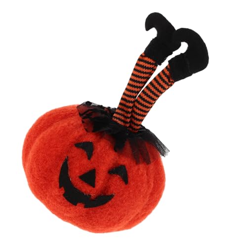 Luxshiny Kreative Hexenbeine Kürbisfigur Plüsch Halloween Deko Charmantes Tischornament für Indoor Outdoor Herbstdekoration für Halloween und Erntedankfeste Luxshiny Kreative Hexenbeine Kürbisfigur Plüsch Halloween Deko Charmantes Tischornament für Indoor Outdoor Herbstdekoration für Halloween und Erntedankfeste von Luxshiny