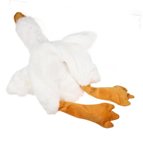 Luxshiny Kuscheltier Gans Kopf Haube aus Weichem Plüsch Lustiges Accessoire für Fotoshootings und Auftritte für Junge Mädchen und Kleinkinder von Luxshiny