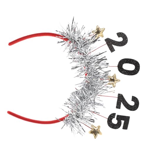 Luxshiny Neujahrs Stirnband für Damen und Herren Schwarzes Haaraccessoire für Silvesterpartys Vielseitige Kopfbedeckung für Feiertagsdekorationen und Foto Requisiten Luxshiny Neujahrs Stirnband für Damen und Herren Schwarzes Haaraccessoire für Silvesterpartys Vielseitige Kopfbedeckung für Feiertagsdekorationen und Foto Requisiten von Luxshiny
