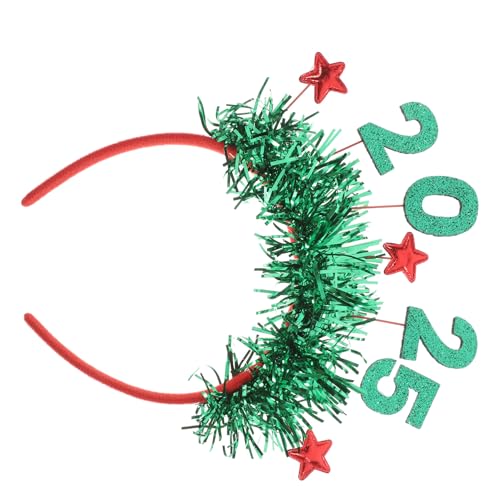 Luxshiny Neujahrsfestlicher Stirnband mit Sternen Girlande Bequeme Kopfbedeckung für Silvester Feiern Vielseitiges Accessoire für Feiertagsveranstaltungen und Bühnenaufführungen Grünes Luxshiny Neujahrsfestlicher Stirnband mit Sternen Girlande Bequeme Kopfbedeckung für Silvester Feiern Vielseitiges Accessoire für Feiertagsveranstaltungen und Bühnenaufführungen Grünes von Luxshiny