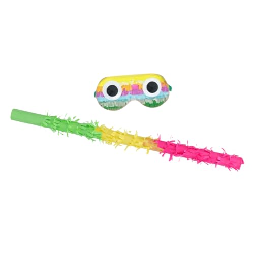 Luxshiny Pinata Stick und Augenbinde Leicht zu Haltender und Augenmaske für Geburtstagspartys Karneval Familienfeiern Party Mitgebsel für Erwachsene Luxshiny Pinata Stick und Augenbinde Leicht zu Haltender und Augenmaske für Geburtstagspartys Karneval Familienfeiern Party Mitgebsel für Erwachsene von Luxshiny