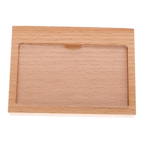 Luxshiny Preisschild Aufsteller aus Holz Stabiler Preisschildhalter für Tisch für Supermärkte Geschäfte und Messen Vielseitig Einsetzbar für und Produktinformation von Luxshiny