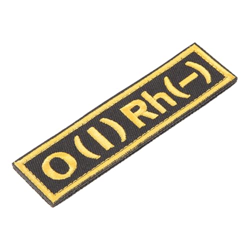 Luxshiny Reflektierender O Blutgruppen Patch aus Strapazierfähigem Bestickter Klett Aufnäher zur Kennzeichnung Uniformen Rucksäcken und Kleidung Sichtbar und Reißfest Luxshiny Reflektierender O Blutgruppen Patch aus Strapazierfähigem Bestickter Klett Aufnäher zur Kennzeichnung Uniformen Rucksäcken und Kleidung Sichtbar und Reißfest von Luxshiny