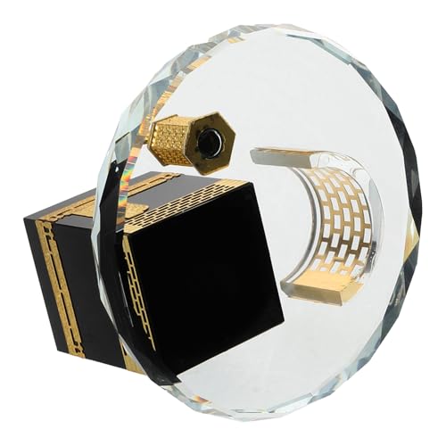 Luxshiny Runder Islamischer Kristall Dekorationsmodell Teiliges Saudi Arabien Souvenir Tischdekoration für Zuhause und Fahrzeug Einzigartiges für Freunde und Familie Luxshiny Runder Islamischer Kristall Dekorationsmodell Teiliges Saudi Arabien Souvenir Tischdekoration für Zuhause und Fahrzeug Einzigartiges für Freunde und Familie von Luxshiny