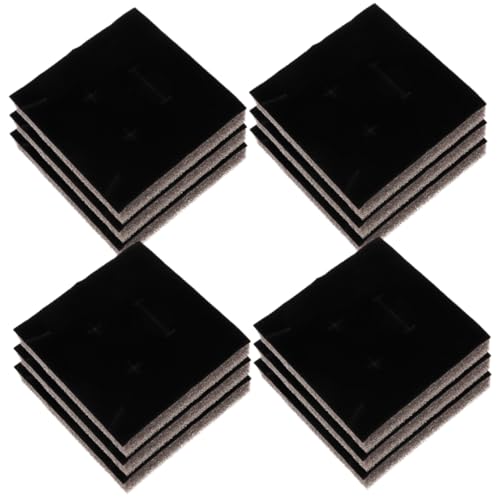 Luxshiny Schmuck-Schaumstoffeinsätze, 20 Stück Ohrring-Ring-Display-Tablett, 5 cm kleines, quadratisches Schwamm-Pad, Schmuckhalter, für Schmuckschatulle, 7,50 x 7,50 x 1,50 cm Luxshiny Schmuck-Schaumstoffeinsätze, 20 Stück Ohrring-Ring-Display-Tablett, 5 cm kleines, quadratisches Schwamm-Pad, Schmuckhalter, für Schmuckschatulle, 7,50 x 7,50 x 1,50 cm von Luxshiny
