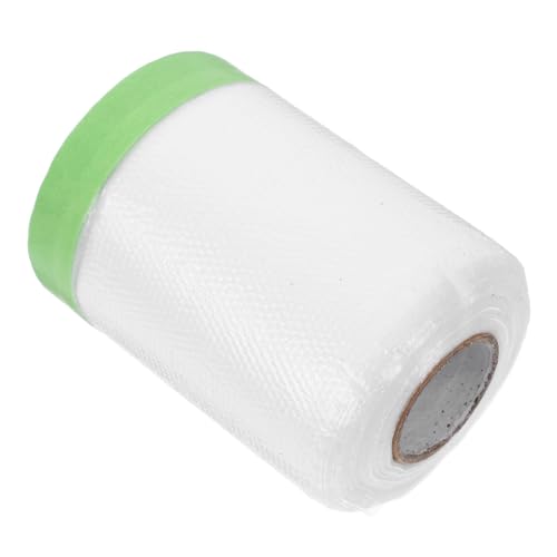 Luxshiny Schwacher Viskositätsstaubfilm selbstklebender Wandschutz Epoxid-Modelliermasse Abdeckpapier Abdeckband mit geringer Klebkraft Autolackband vorgeklebter Abdeckfilm Flüsterpapier von Luxshiny