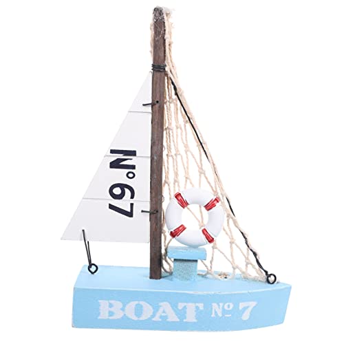 Luxshiny Segelboot Modell aus Holz Mediterrane Tischdeko Nautisches Ornament für Zuhause und Büro Leicht und Kreativ für und Dekorationen für Segelboot Luxshiny Segelboot Modell aus Holz Mediterrane Tischdeko Nautisches Ornament für Zuhause und Büro Leicht und Kreativ für und Dekorationen für Segelboot von Luxshiny