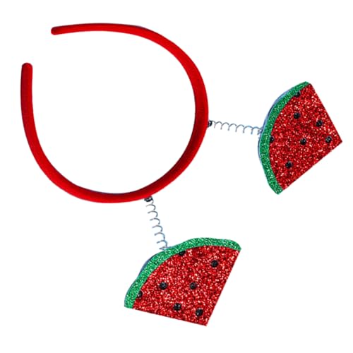Luxshiny Simuliertes Fruchtstirnband lustiges Stirnband Party-Stirnbänder Kopfschmuck aus Früchten haarschmuck hair accessories Obst-Stirnbänder für sommer haar zubehör Stoff von Luxshiny