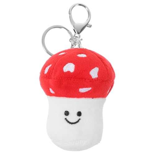 Luxshiny Süßer Plüsch Mushroom Schlüsselanhänger Kreatives Deko Pendant für Taschen Schlüssel als für Mädchen für Geburtstage Valentinstag und Weihnachten von Luxshiny