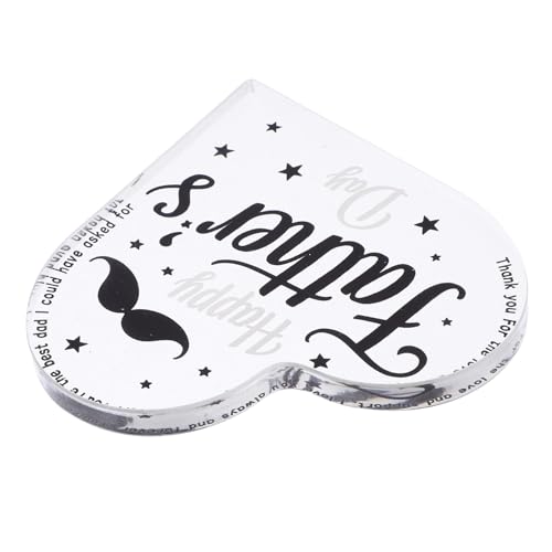 Luxshiny Vatertag Liebesbühne Tischmittelstücke Tischdekorationen Zum Vatertag Gedenktafeln Personalisiert Herz-tischplatten-ornamente Herzzeichen Keepsake Präsentiert Herz Figur Acryl Luxshiny Vatertag Liebesbühne Tischmittelstücke Tischdekorationen Zum Vatertag Gedenktafeln Personalisiert Herz-tischplatten-ornamente Herzzeichen Keepsake Präsentiert Herz Figur Acryl von Luxshiny