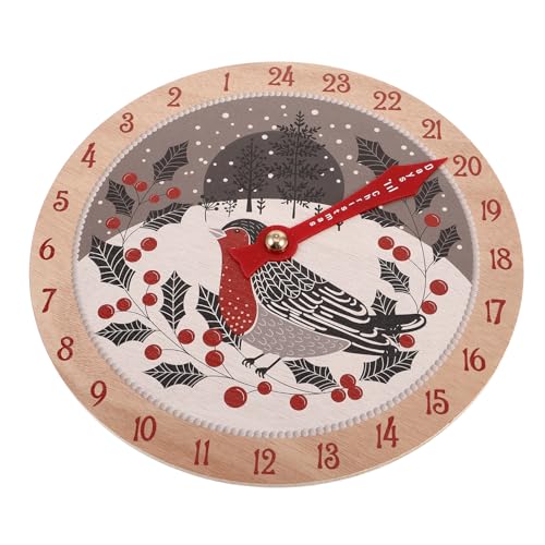 Luxshiny Weihnachts Adventskalender aus Holz Dekorativer Countdown Kalender mit für Festliche für Zuhause und Büro Luxshiny Weihnachts Adventskalender aus Holz Dekorativer Countdown Kalender mit für Festliche für Zuhause und Büro von Luxshiny