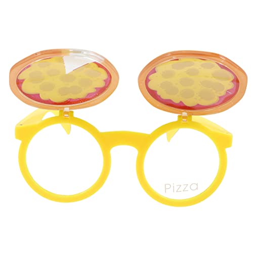 Luxshiny Witzige Partybrille für Erwachsene Material Kreative Foto Requisite Vielseitig Einsetzbar Accessoire für Unvergessliche Pizza Design von Luxshiny