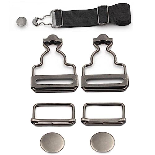 Luxylei 2 Sets Metall-Latzhosen-schnallen-Clips Rechteckigen Schiebeverschlüssen Für Hosenträger, Handtaschen, Jacken, DIY-Kleidung, Latzhosen, Kleider, 38 Mm von Luxylei