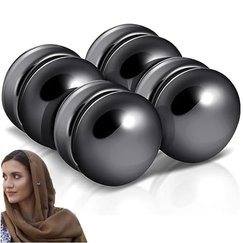Luxylei Hijab-Magnete 4 Paar Mehrzweck-nöter Magnetische Hijab-stifte Sicherheitsschalstifte Für Dekoration Und Fixierung Von Hijab-magnetenstiften von Luxylei