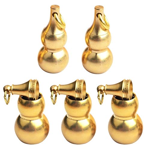 Luxylei Messing Kürbis Anhänger 5pcs Chinesisch Kürbis Anhänger Mini Messing Flasche Hanging Hohlkürbis Charm Kürbis Dekorationen Luxylei Messing Kürbis Anhänger 5pcs Chinesisch Kürbis Anhänger Mini Messing Flasche Hanging Hohlkürbis Charm Kürbis Dekorationen von Luxylei
