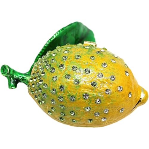 Luxylei Obst-schmuck-aufbewahrungsbox, Kleine Obstform, Metall-schmuckschatulle, Ohrringe, Ringe, Organizer-Box, Dekoratives Andenken, Verzierte Vitrine Luxylei Obst-schmuck-aufbewahrungsbox, Kleine Obstform, Metall-schmuckschatulle, Ohrringe, Ringe, Organizer-Box, Dekoratives Andenken, Verzierte Vitrine von Luxylei
