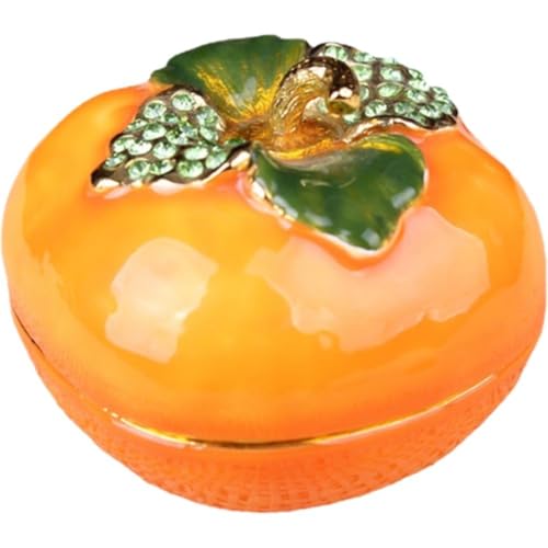 Luxylei Obst-schmuck-aufbewahrungsbox, Kleine Obstform, Metall-schmuckschatulle, Ohrringe, Ringe, Organizer-Box, Dekoratives Andenken, Verzierte Vitrine Luxylei Obst-schmuck-aufbewahrungsbox, Kleine Obstform, Metall-schmuckschatulle, Ohrringe, Ringe, Organizer-Box, Dekoratives Andenken, Verzierte Vitrine von Luxylei