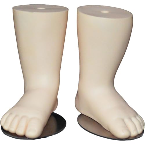 Luxylei Schaukasten Für Babyfüße, Professionelle Schaufensterpuppenfüße, Wiederverwendbar, Für Kinder Und Kleinkinder, Stiefeletten, Schuhe, Socken, Ausstellungsständer, Schuhstütze Luxylei Schaukasten Für Babyfüße, Professionelle Schaufensterpuppenfüße, Wiederverwendbar, Für Kinder Und Kleinkinder, Stiefeletten, Schuhe, Socken, Ausstellungsständer, Schuhstütze von Luxylei