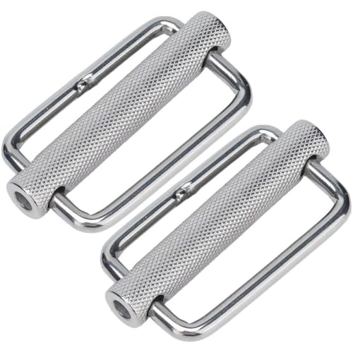 Luxylei Schiebeschnallen Für Gürtel, 2 Stück, Verstellbare Rollen-gürtelschnallen, Edelstahl-gürtelschnalle, Metallringe Für Gurtband-Schnallenriemen von Luxylei
