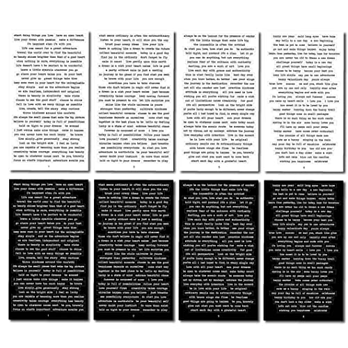 Zitat Aufkleber 8 Blätter Vintage Scrapbook Sticker Phrase Word Lables Für Art Journal Planer Diy Craft Notebook Collage Album von Luxylei
