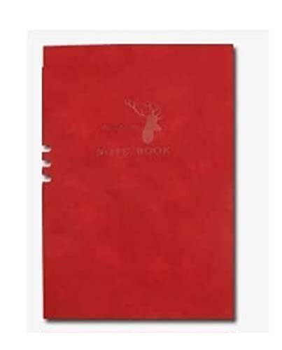 LuysmengEU Notizbuch, Business-Notizbücher, A5/B5, Tagebücher, Agenda, Tagebuch, Monatsplaner, Wochenplaner, Notizblöcke for Bürobedarf, Tagebuch, Persönlich(E- Red,A5) von LuysmengEU