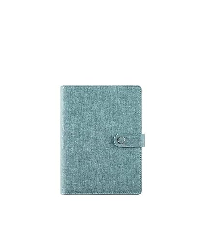LuysmengEU Notizbuch, Tagebuch, A5, Ordner und Journal, Spirale, Agenda, Organizer, Büro, Notizblock, Ring, Notizbuch, Schnalle, Tagesplan, Skizzenbuch, Journal, Persönlich(Blue) von LuysmengEU