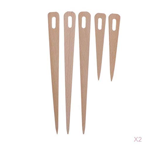 10 Stück/Set DIY Holzweberei Shuttle Sticks – Handarbeitszubehör zum Stricken von Pullovern, Schals und Tary 10 Stück/Set DIY Holzweberei Shuttle Sticks – Handarbeitszubehör zum Stricken von Pullovern, Schals und Tary von Luzhengyang
