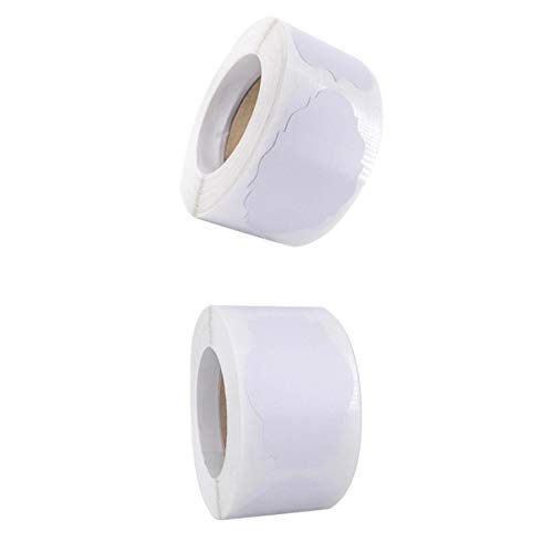 300 Stück/Rolle Blanko-Etiketten, selbstklebend, für DIY-Wandaufkleber und Geschenkanhänger, Etiketten für Urlaubsgeschenk, Scrapbooking, Partygeschenke, 2 Rollen 300 Stück/Rolle Blanko-Etiketten, selbstklebend, für DIY-Wandaufkleber und Geschenkanhänger, Etiketten für Urlaubsgeschenk, Scrapbooking, Partygeschenke, 2 Rollen von Luzhengyang
