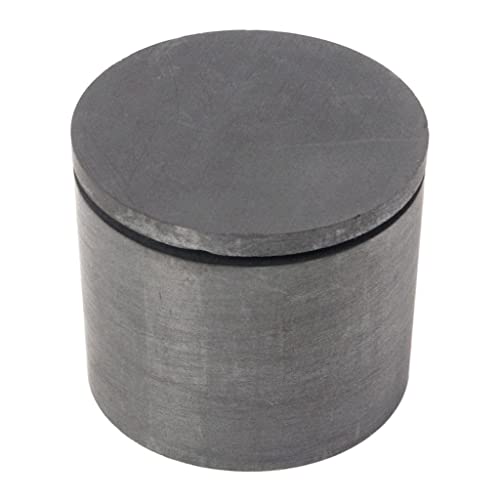 Luzhengyang Hochreiner Graphittiegel zum Schmelzen von Gold, hervorragende thermische Stabilität und Korrosionsbeständigkeit, schnelles Aufheizen und Kühlen, spart Energie, zuverlässig – D x H 60 x 60 von Luzhengyang