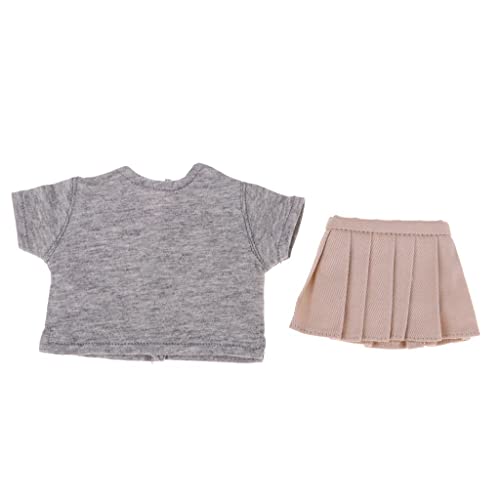 Luzhengyang Modische Puppe Casual Outfit mit Kurzarm T-Shirt & Rock - Perfektes Dress Up Kleidung Zubehör für 1/6 Puppen Luzhengyang Modische Puppe Casual Outfit mit Kurzarm T-Shirt & Rock - Perfektes Dress Up Kleidung Zubehör für 1/6 Puppen von Luzhengyang