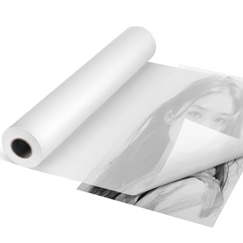 50m x 30cm Transparentpapier Rolle, 26g/m² Seidenpapier Skizzenrolle, Tracing Paper für Zeichnen, Skizzieren, Schnittmusterpapier, Architektenpapier, Malpapier Rolle für Verpacken und Ostergeschenke von Luziyun