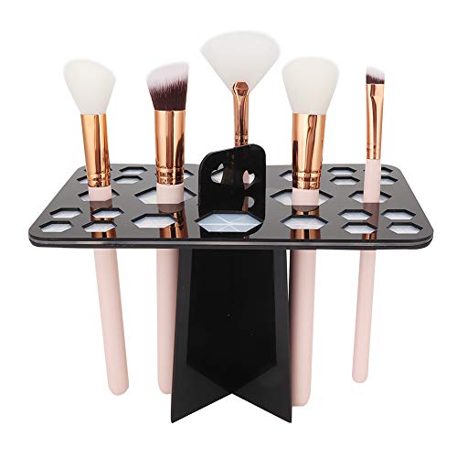 Bürstentrockner, Schwarz 26 Löcher Lufttrocknung Make up Pinsel Trocknung Cosco Kosmetikpinselhalter Ständer Zum Trocknen von De Brochas De Maquillaje von Lv. life