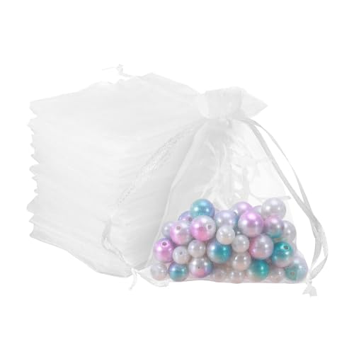 Lvefyti 200 Stück Weiß Organzasäckchen,8x10cm Geschenk Schmuckbeutel,Kordelzug Hochzeitsbevorzugung Beutel,Kleine Säckchen zum Befüllen Süßigkeiten Festival Party Verpackung Lvefyti 200 Stück Weiß Organzasäckchen,8x10cm Geschenk Schmuckbeutel,Kordelzug Hochzeitsbevorzugung Beutel,Kleine Säckchen zum Befüllen Süßigkeiten Festival Party Verpackung von Lvefyti
